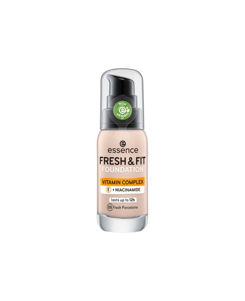 essence FRESH & FIT FOUNDATION 05 fresh porcelaine