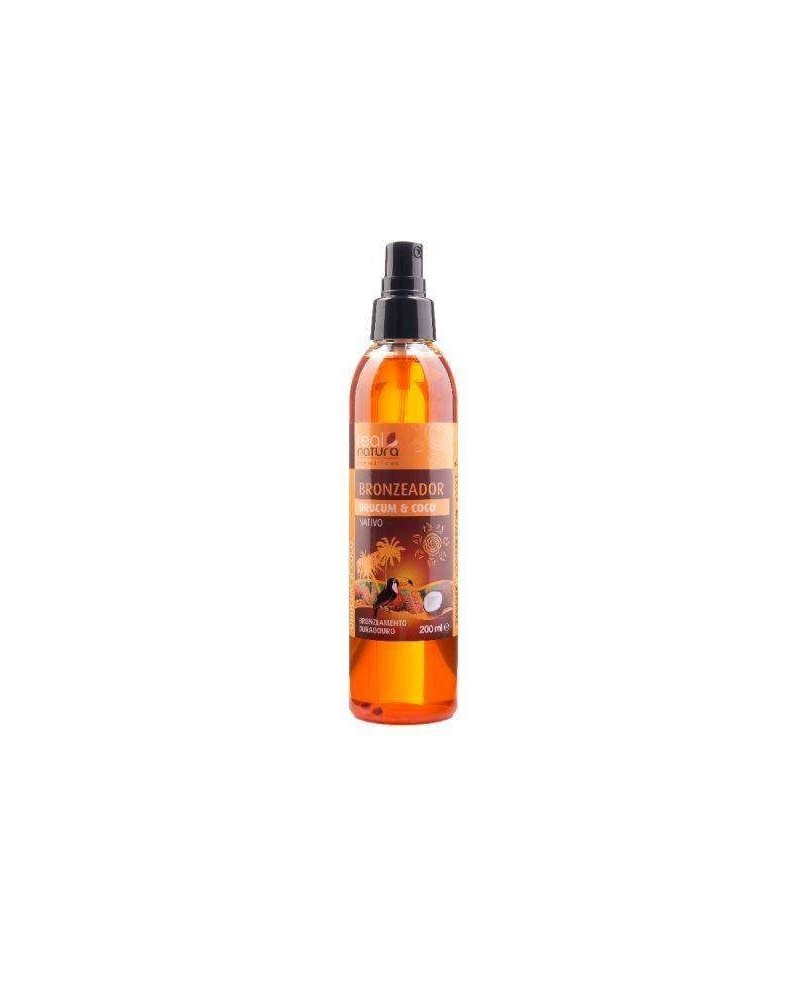 Urucum bronzeador urucum & coco 200ml Real natura