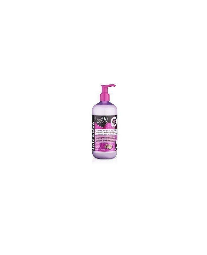 CHAMPÔ SEM SAL PRO-LISOS ANTI FRIZZ ARGAN 500ML Real Natura