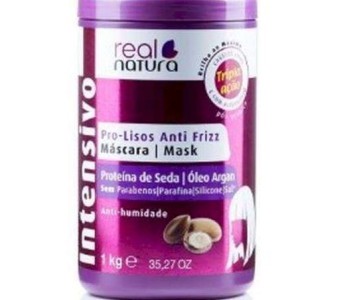 MASCARA SEM SAL PRO-LISOS ANTI FRIZZ ARGAN 1KG Real natura