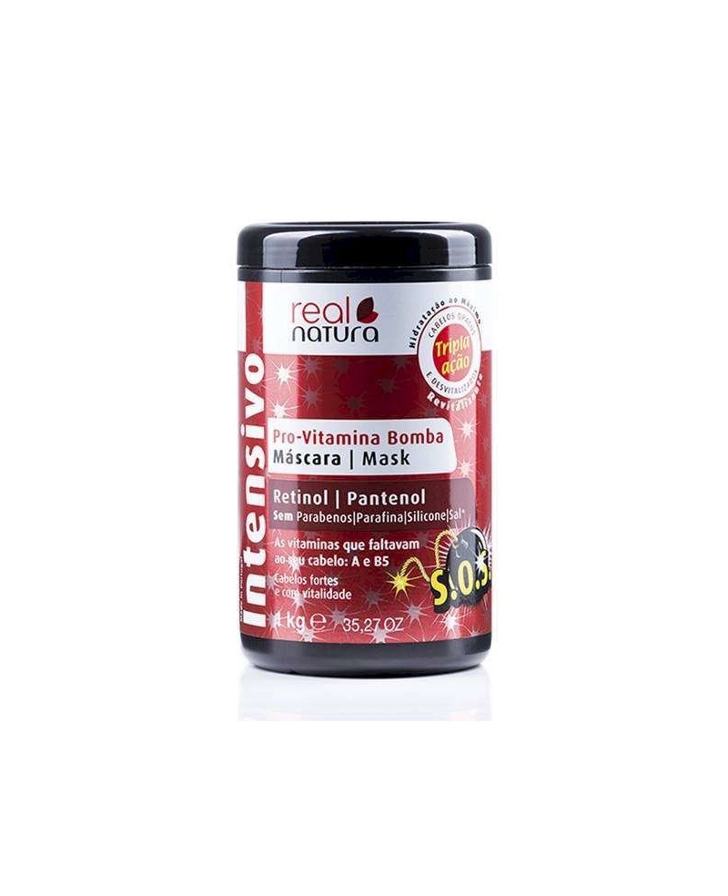 MASCARA SEM SAL PRO-VITAMINA BOMBA 1KG Real natura