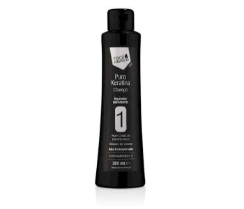 CHAMPÔ SEM SAL PURO KERATINA 300ml REAL NATURA