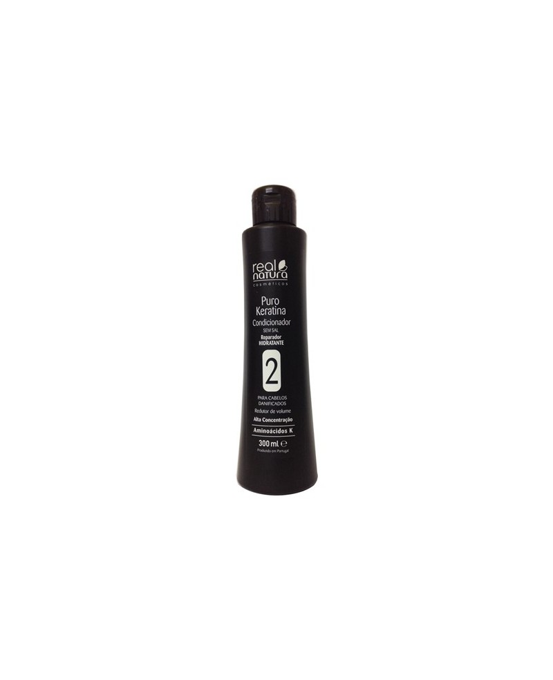 CONDICIOMADOR SEM SAL PURO KERATINA 300ml REAL NATURA