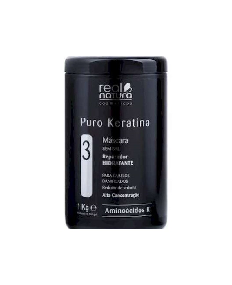 MASCARA SEM SAL PURO KERATINA 1KG Real Natura