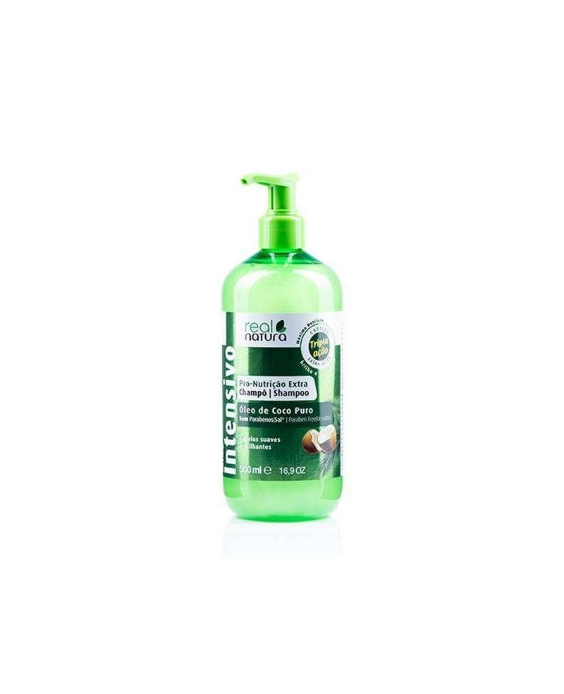 CHAMPÔ SEM SAL PRO-HIDRATAÇÃO EXTRA COCO 500ML Real Natura