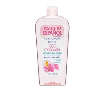 Rosa Mosqueta aceite corporal massagem, banho e duche 400ml Instituto espanol