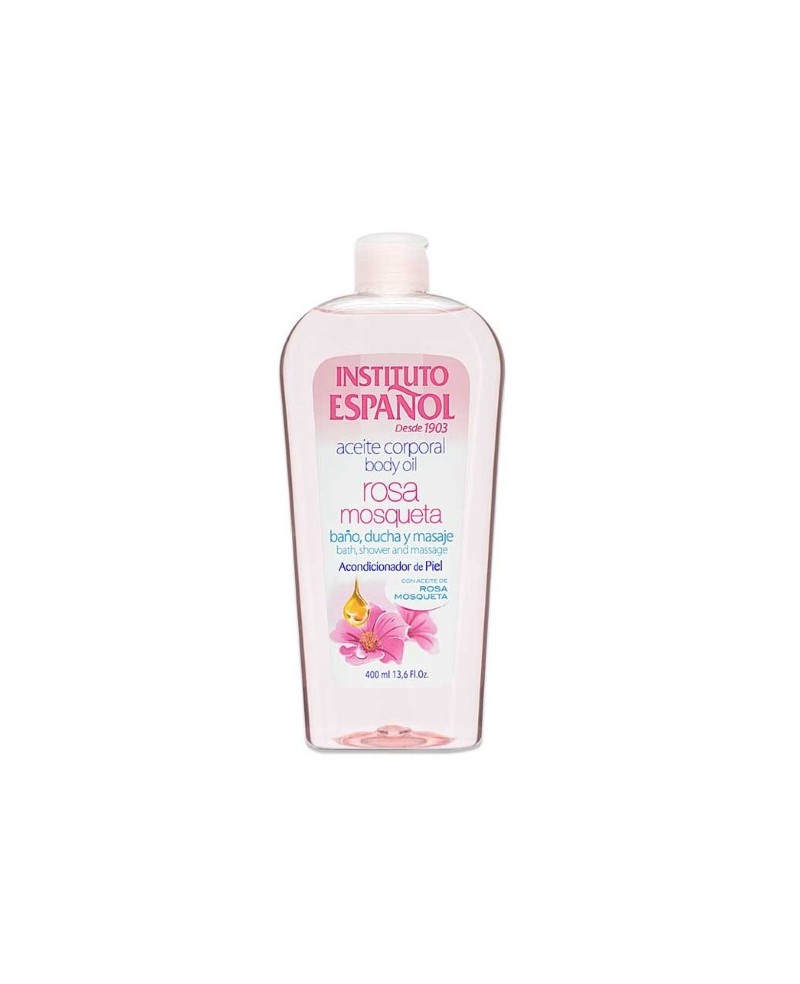Rosa Mosqueta aceite corporal massagem, banho e duche 400ml Instituto espanol